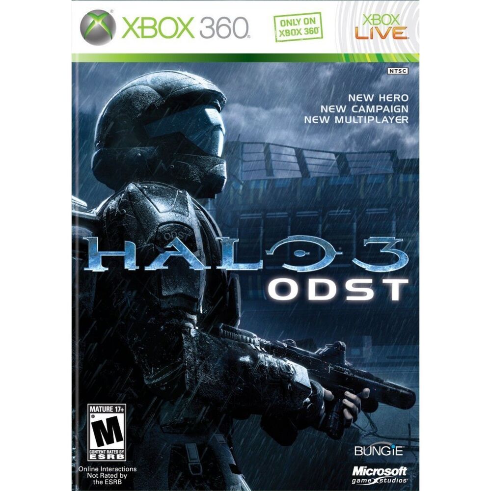 Halo 3: ODST (Microsoft Xbox 360, 2009) Video Game